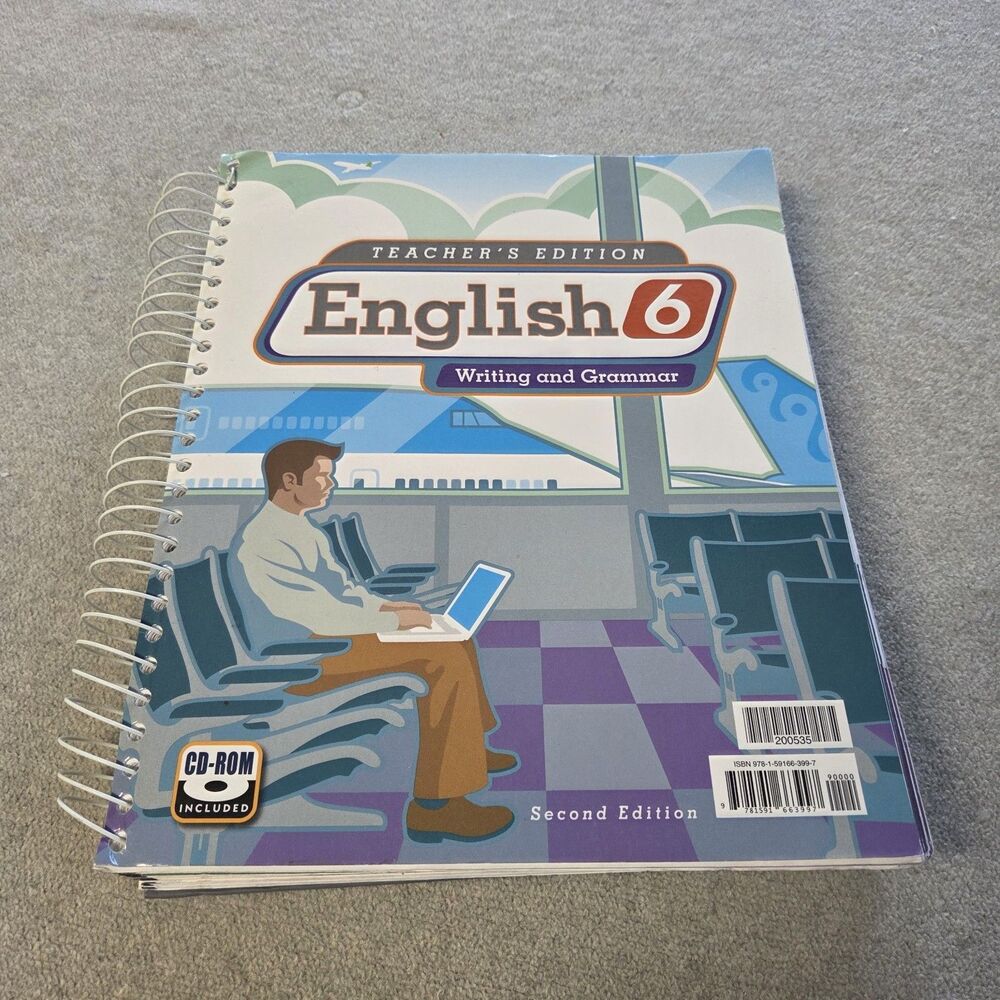 BJU Press English 6 Teacher's Edition & CD Second Edition Christian Homeschool